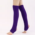 thumbnail image 5 of MSJUHEG Leg Warmers Leg Warmers For Women Long Leg Warmer Womens Men 80S Party Ribbed Knit Dance Sports Leg Warmer Arm Warmers Purple One Size, 5 of 6