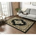 thumbnail image 4 of Well Woven Medallion Black 3'3" x 5' Area Rug Carpet, 4 of 7