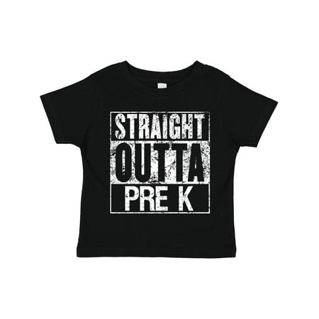 

Inktastic Straight Outta Pre-K Gift Toddler Boy or Toddler Girl T-Shirt