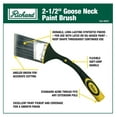 thumbnail image 2 of 80833 Goose Neck Angular Paint Brush with Flexible Soft Grip Handle, 2-1/2" Soft Filament, 2 of 5