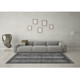 thumbnail image 3 of Ahgly Company Indoor Rectangle Abstract Gray Modern Area Rugs, 2' x 3', 3 of 4
