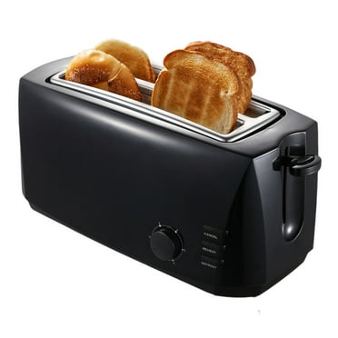 Elite Cuisine ECT2958 4 Slice Long Slot Cool Touch Toaster