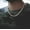 S965-1, variant on Hip Hop Tennis Chain Necklace Bling Bling Party Jewelry for Men Women Concerts Festivals Ideal Gift for Rapper Fans Trendsetters