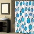 thumbnail image 2 of Fabric Shower Curtain Fall Thanksgiving Blur Pumpkin Simple Lines Shower Curtains with 12 Hooks Waterproof Machine Washable Bath Curtains for Bathroom, 36 x 72in, 2 of 6