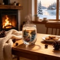 thumbnail image 7 of 15oz Winter Story Scene Glass Cup, Warm Cabin & Lakeside Pattern Aesthetic Festive Glass Mug, Multipurpose Holiday Glassware for Drink Serving & Home Table Decor, Christmas Xmas Holiday Gift, 7 of 7