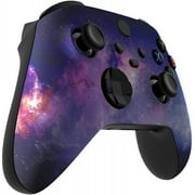 Premium Controllerz Custom Controller - For Xbox Series / One S Soft Touch Custom Wireless Controller - Soft Shell For Comfort Grip X (Galaxy)