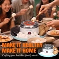 thumbnail image 5 of Electric S’mores Station, Indoor Tabletop Marshmallow Roaster Kit with 4 Trays & 4 Forks, Blue, 5 of 8