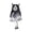 White, variant on Halloween Ghost Hanging Decoration with Bells, Ghost Yard Ornament for Porch Garden Tree Haunted House, Outdoor Indoor Hanging Doll for Halloween Party Decor 3.5x6.7Inch