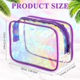 thumbnail image 2 of Bolsas de maquillaje Saintrygo, 18 unidades, bolsa de cosméticos de PVC transparente, 2 of 6