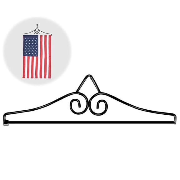 Garden Flag Holder,Garden Flag Wall Hanger, Rust-Resistant Sturdy Metal,Easy Assembly Outdoor Front Door