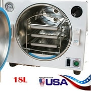 18L Dental Medical Autoclave Sterilizer Vacuum Steam Sterilization Automatically 900W