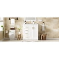 thumbnail image 3 of High-quality MDF and solid wood | Meets various bathroom storage needs | Provides long-lasting use experience, 3 of 6