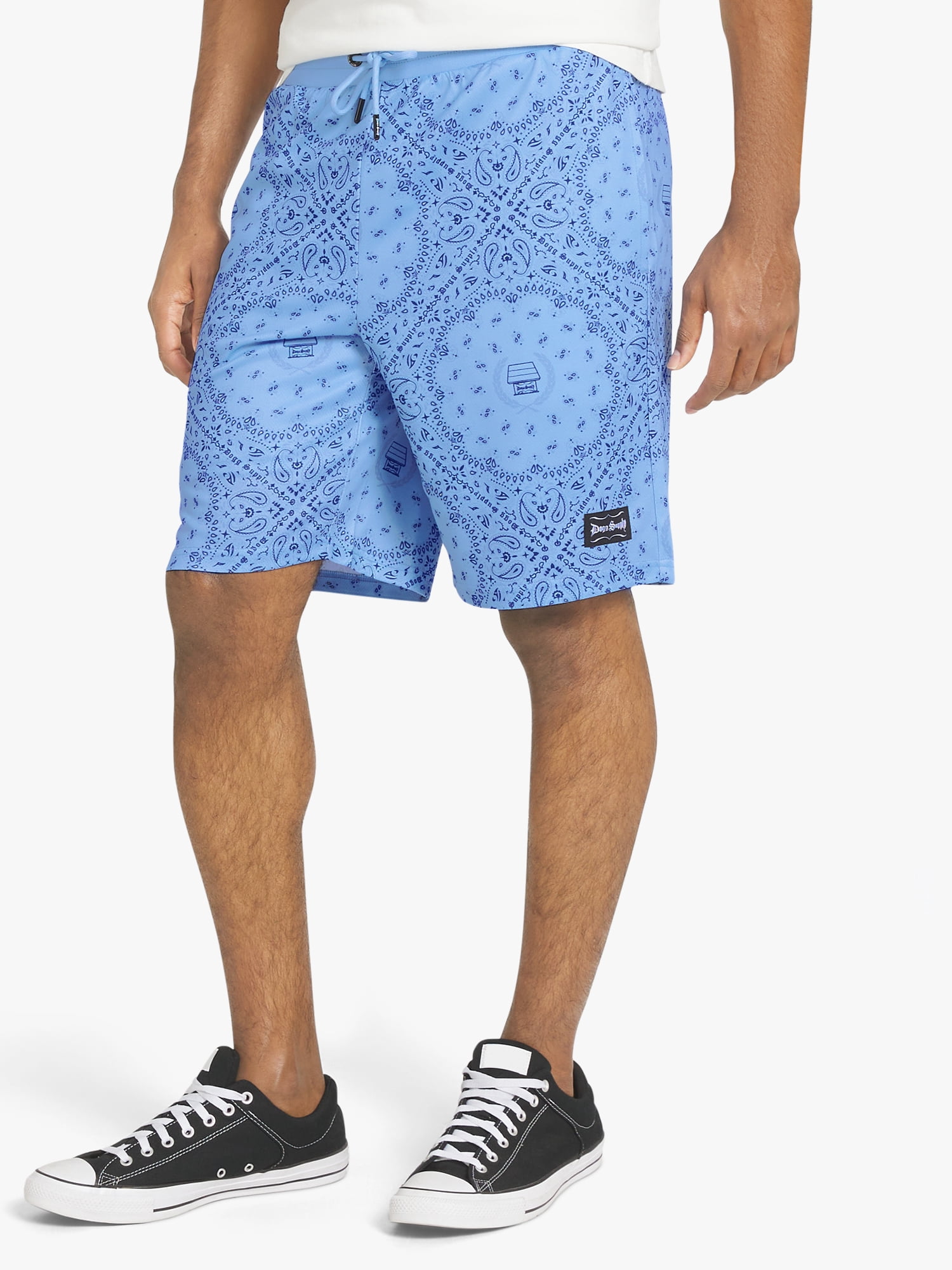 Dogg Supply by Snoop Dogg Big Men's Bandana Print Mesh Shorts, Sizes 4XL - 5XL