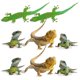 thumbnail image 1 of Auto Decal Stickers 3D Lizard Long-Lasting Adhesion Assorted Color 2 Sets, 1 of 5