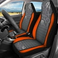 thumbnail image 4 of KUIFORTI Gray Leopard Car Seat Covers Full Set, Automotive Seat Covers Accessories Breathable Front Car Seat Cover Pack of 4 Car Seat Protector Cushion Pad Mat Easy to Install, 4 of 7