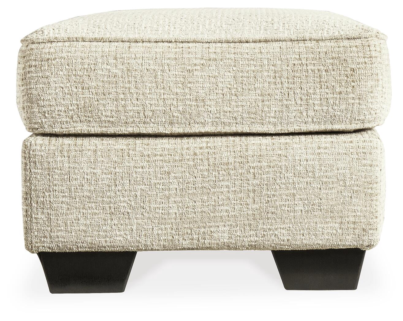 Signature Design by Ashley Monaghan Ottoman, Sandstone Chenille Upholstered Living Room Footrest