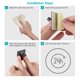 thumbnail image 5 of Aquaterior Hook Towel Hanger Adhesive Heavy Duty Stainless Steel Bathroom 4Pack, 5 of 11