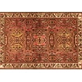 thumbnail image 1 of Ahgly Company Indoor Rectangle Persian Orange Traditional Area Rugs, 2' x 4', 1 of 1