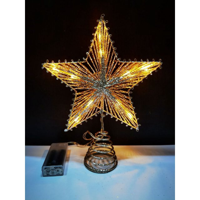 Estrella de árbol de Navidad YONGSHENG luz LED decoración navideña tradicional