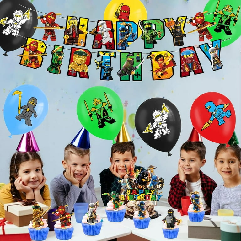 Table Ninjago Themed Birthday Party Welcome Your Guests In Style