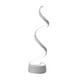 thumbnail image 4 of Lámpara De Mesa LED Espiral Moderna Lámpara De Escritorio Curvada Para Dormitorio Blanco Blanco Cálido, 4 of 9