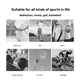 thumbnail image 4 of Codera Ajustable para Codo de Tenista, Banda de Soporte para Brazo Transpirable, Protector de Codo Antideslizante para Deportes de Gimnasio L, 4 of 5