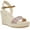 Striped, variant on Anne Klein Womens Wella Rhinestone Ankle Strap Platform Sandals