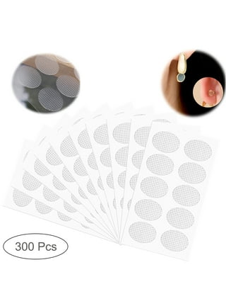 Earring Lobe Support Patches:Earring Support Patches Large Earrings Support  Sticker Reduces Strain Ear Patches for Heavy Earrings Men Women Long Time  Wear Earrings (100 Patches) 