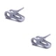 thumbnail image 3 of Pinzas colgantes Monstrate 2Conjunto plástico Gris, 3 of 6