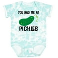 thumbnail image 3 of Inktastic You Had Me at Pickles Boys or Girls Baby Bodysuit, 3 of 5