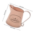 thumbnail image 2 of FESTFENDS Florero Jarra De Hierro Vintage Rosa Con Asa Para De Jardín Y Hogar, 2 of 6