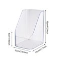 thumbnail image 3 of Cosmetic Basket Versatile Skincare Organizer for Bathroom Kitchen (Transparent), 3 of 7