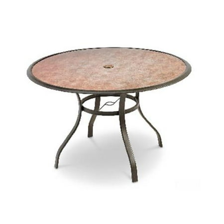 Courtyard Creations TGS48SG Boston Round Patio Table, 48-In. Round Courtyard Creations TGS48SG Boston Round Patio Table, 48-In. Round - Courtyard Creations TGS48SG Boston Round Patio Table, 48-In. Round