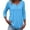 Sky Blue, variant on Active Tops Women Shirt Women T Shirt Womens V Neck Tech Stretch Women Sports T Shirt Athletic Wear Tops for Women Shirts for Women with Sleeves Striped Long Sleeved Shirt Women Blue XXL
