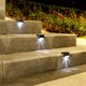 thumbnail image 5 of 4/8/12/16 Uds luces LED solares luz de jardín al aire libre lámpara de cubierta luz Solar de escaleras lámpara de paso Solar impermeable decoración de, 5 of 5