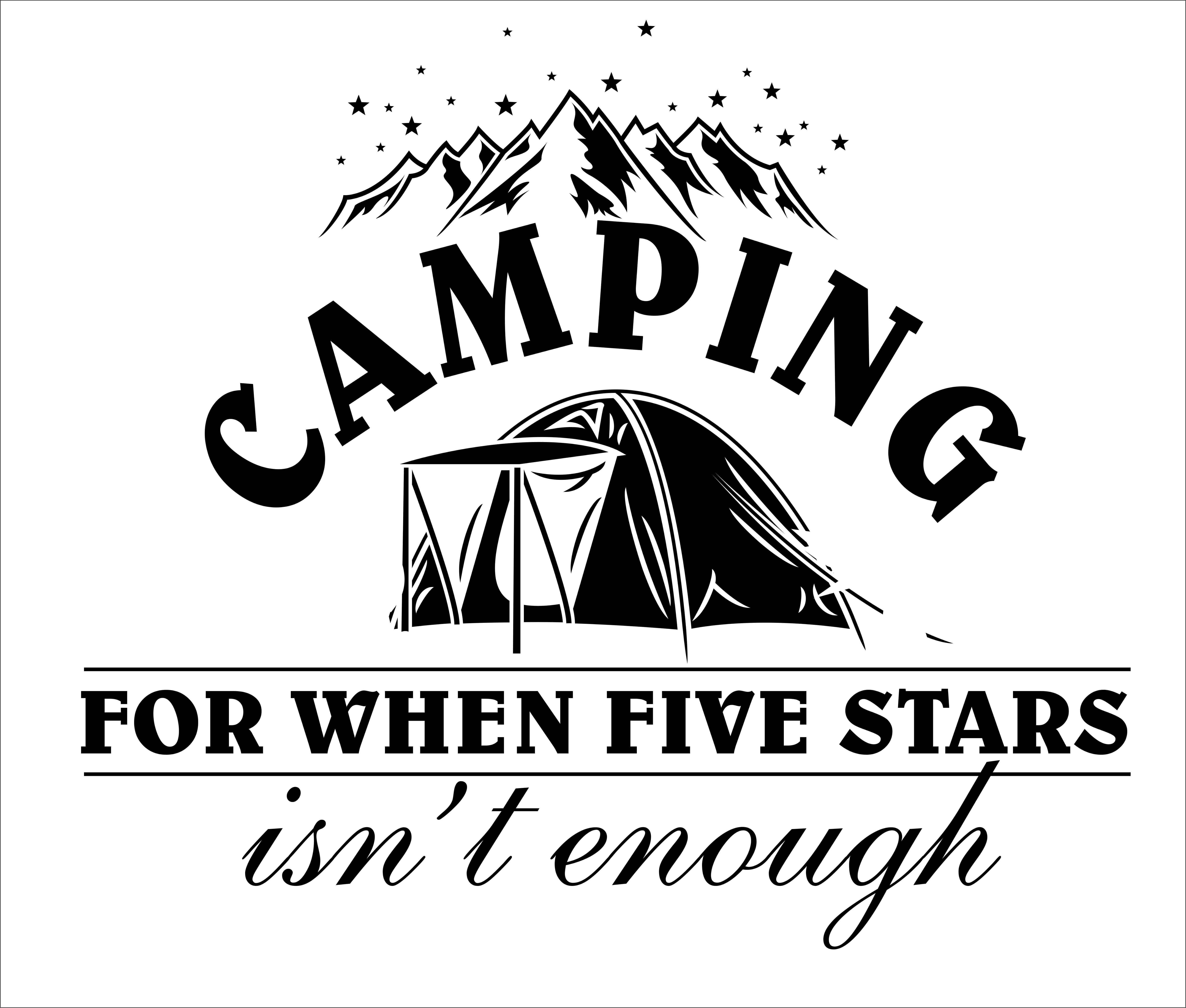 Details about   Vinyl Wall Decal Camping Happy Camper Travel Interior Tent Stickers g5405