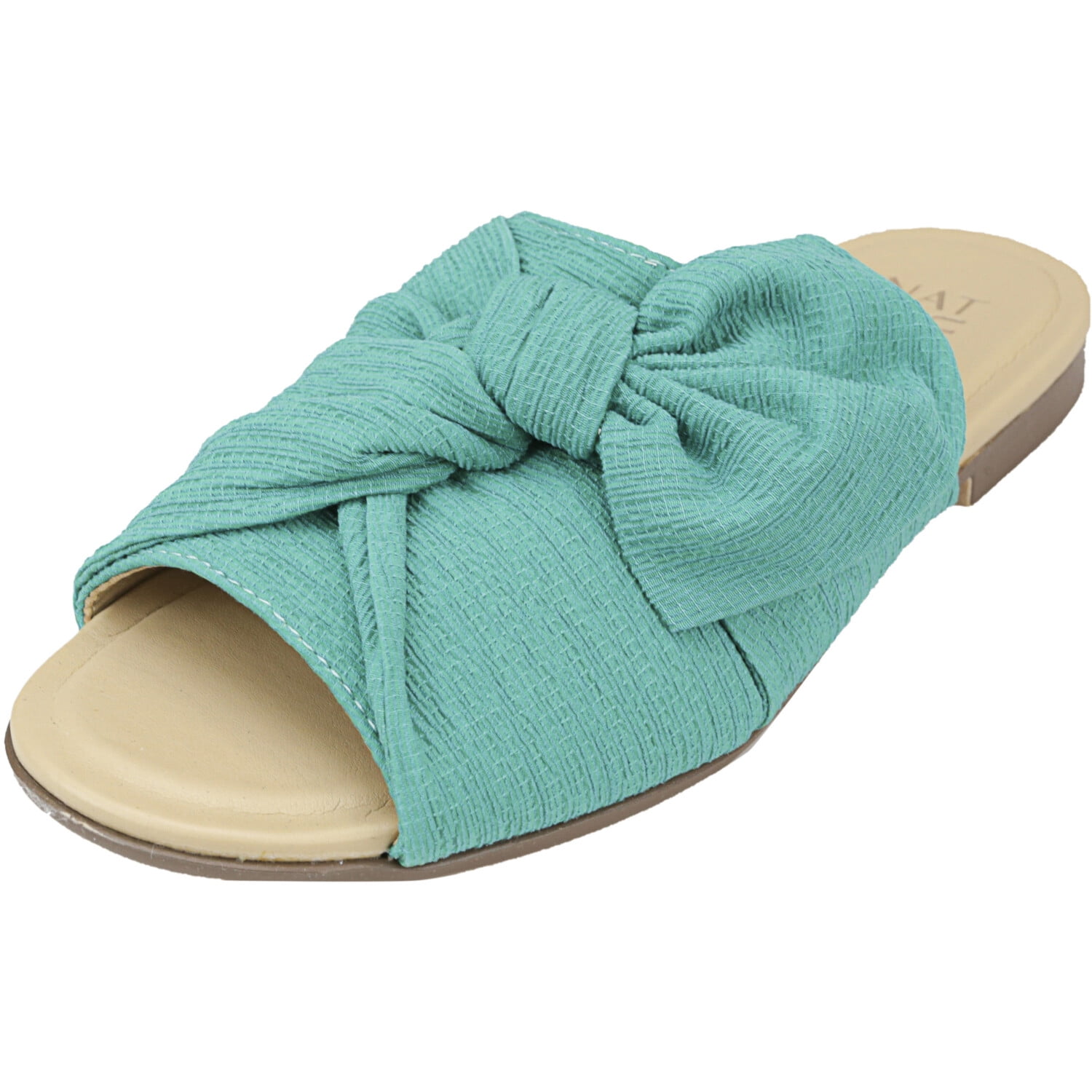 Naturalizer - Naturalizer Women's Tea Tahiti Green Fabric Sandal - 5.5M - Walmart.com - Walmart.com