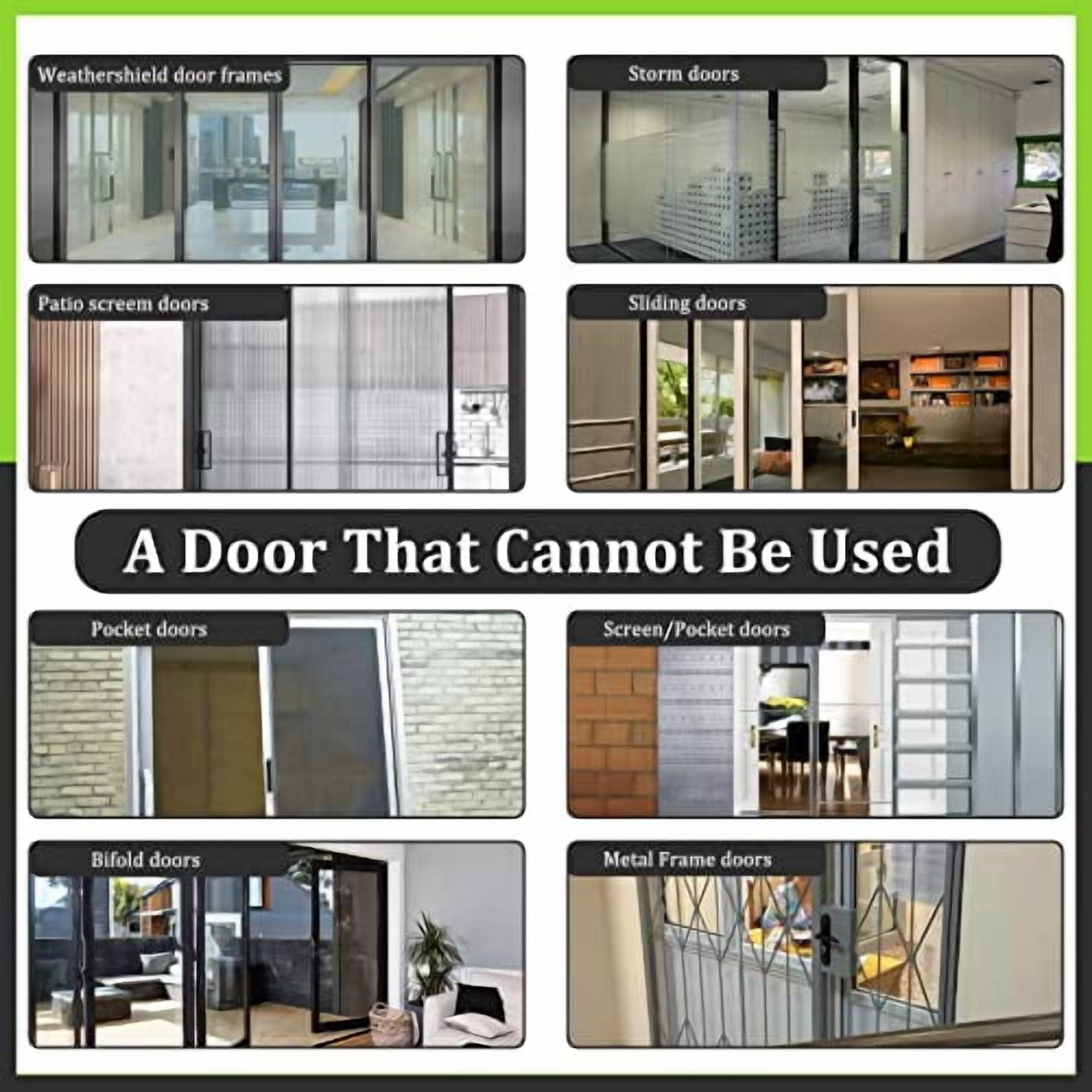 Child Safety Door Top Lock,  Top Door Locks for Kids Safety Made of Durable Metal, Adjustable Child Locks for Door, Door lock kid proof for Childproofing Interior-Exterior Doors