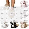 thumbnail image 3 of Qingpeng Ladies Closed Toe Open Back Plush Slippers Soft Cozy House Shoes Comfortable Indoor Footwear with Playful Sheep Design for Home, 3 of 8