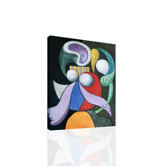 "Woman With A Flower, Picasso - Canvas OR Print Wall Art"
