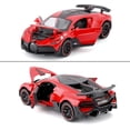 thumbnail image 3 of Coche de juguete fundido a presión, modelo de aleación de zinc, coche de juguete extraíble, escala 1/32 - Regalo para niños pequeños, niños y niñas (rojo), 3 of 5