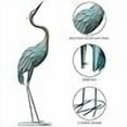thumbnail image 4 of 33-37 Inch Metal Crane Garden Statue Décor, Bird Garden Sculpture & Statues, Outdoor Decoration for Yard Patio Lawn Backyard Pool, Vintage Spread Wings Crane, Set of 2, 4 of 7