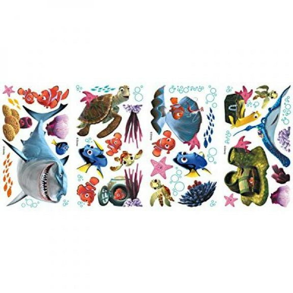RoomMates Finding Nemo Characters Wall Decals (44 Pieces)
