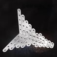 thumbnail image 1 of Stainless steel angle code angle iron 90 degree right angle holder connector with hole table chair reinforced triangle L-shaped bracket, 1 of 5