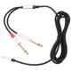 thumbnail image 5 of Reemplazo Usb C a cable de audio dual 1/4 Cable convertidor de equipo de audio de 2 m, 5 of 7