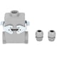 thumbnail image 2 of Kit de enchufes para conectores industriales, conector resistente Conector rectangular de aleación de aluminio fundido Conector rectangular resistente al agua Fiabilidad excepcional, 2 of 9