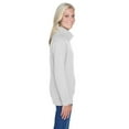 thumbnail image 3 of J. America B34128014 Womens Relay Cowl Neck Sweatshirt, Ash - Medium, 3 of 3