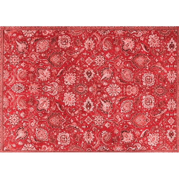 Ahgly Company Indoor Rectangle Persian Red Traditional Area Rugs, 2' x 3'