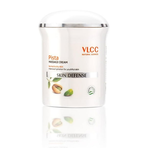Vlcc Pista Massage Cream 50G - For Intensive Hydration & Radiance | Improves Skin Complexion | Protects And Strengthens The Skin | Power Of 10 Natural Extracts.