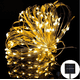 thumbnail image 4 of Cadena de luces solares, 10 * 2 m, 2 * 100 LED, alambre de cobre, resistente al agua, para Navidad, jardín, patio, árbol, boda, patio, fiesta, camping (blanco cálido) Sin marca Linternas de bolsillo, 4 of 4